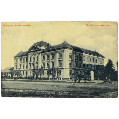 A békéscsabai gimnáziumi évek színhelye: a Rudolf főgimnázium