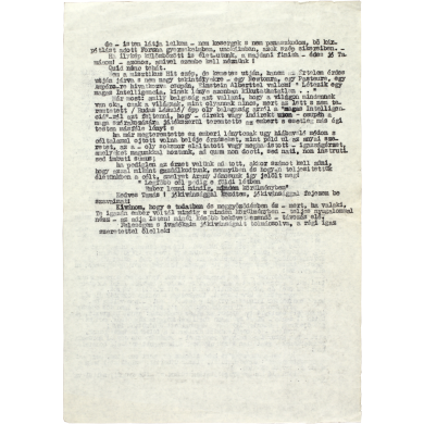 Falu Tamáshoz írt levele 2. oldal