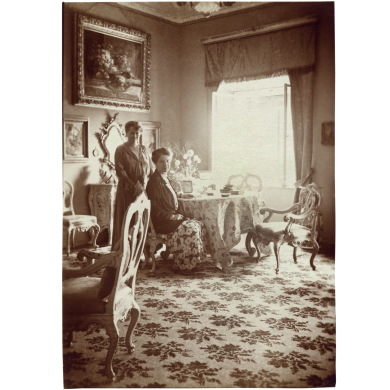 Habsburg Erzsébet főhercegnő szalonja az alcsúti kastélyban