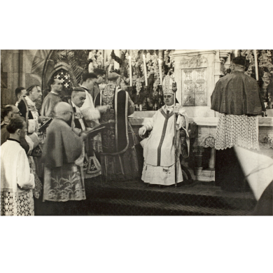 Badalik Bertalan veszprémi püspök beiktatási szertartása